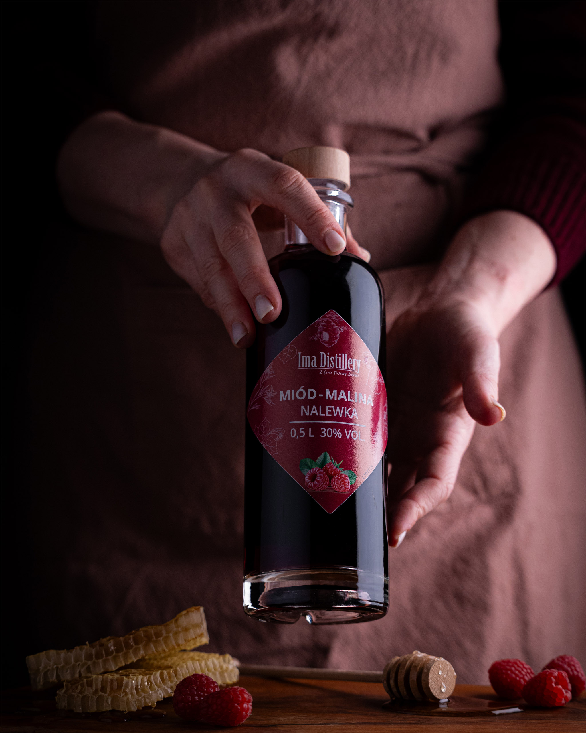 wódka kukurydziana, zdjęcie studyjne