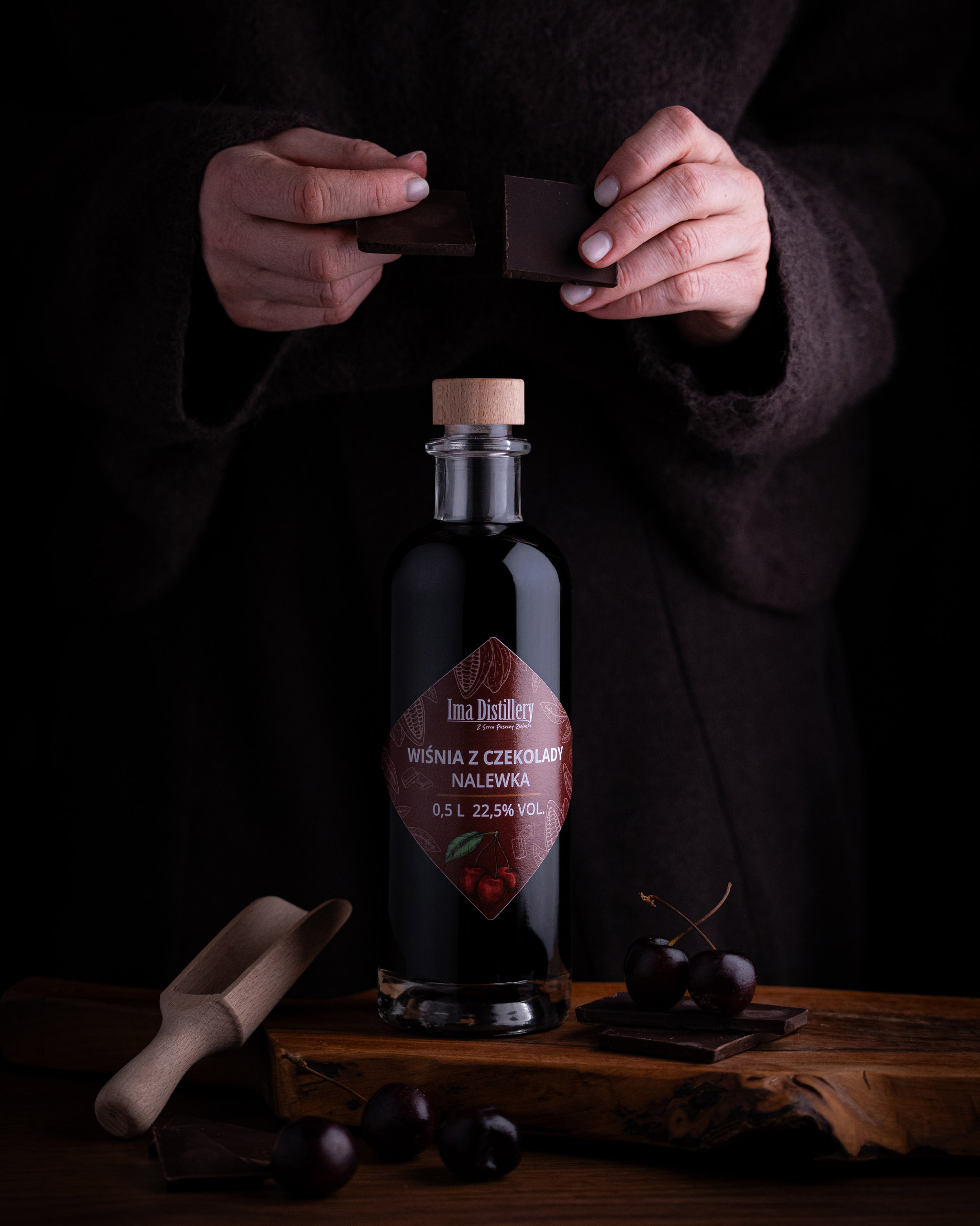 wódka kukurydziana, zdjęcie studyjne