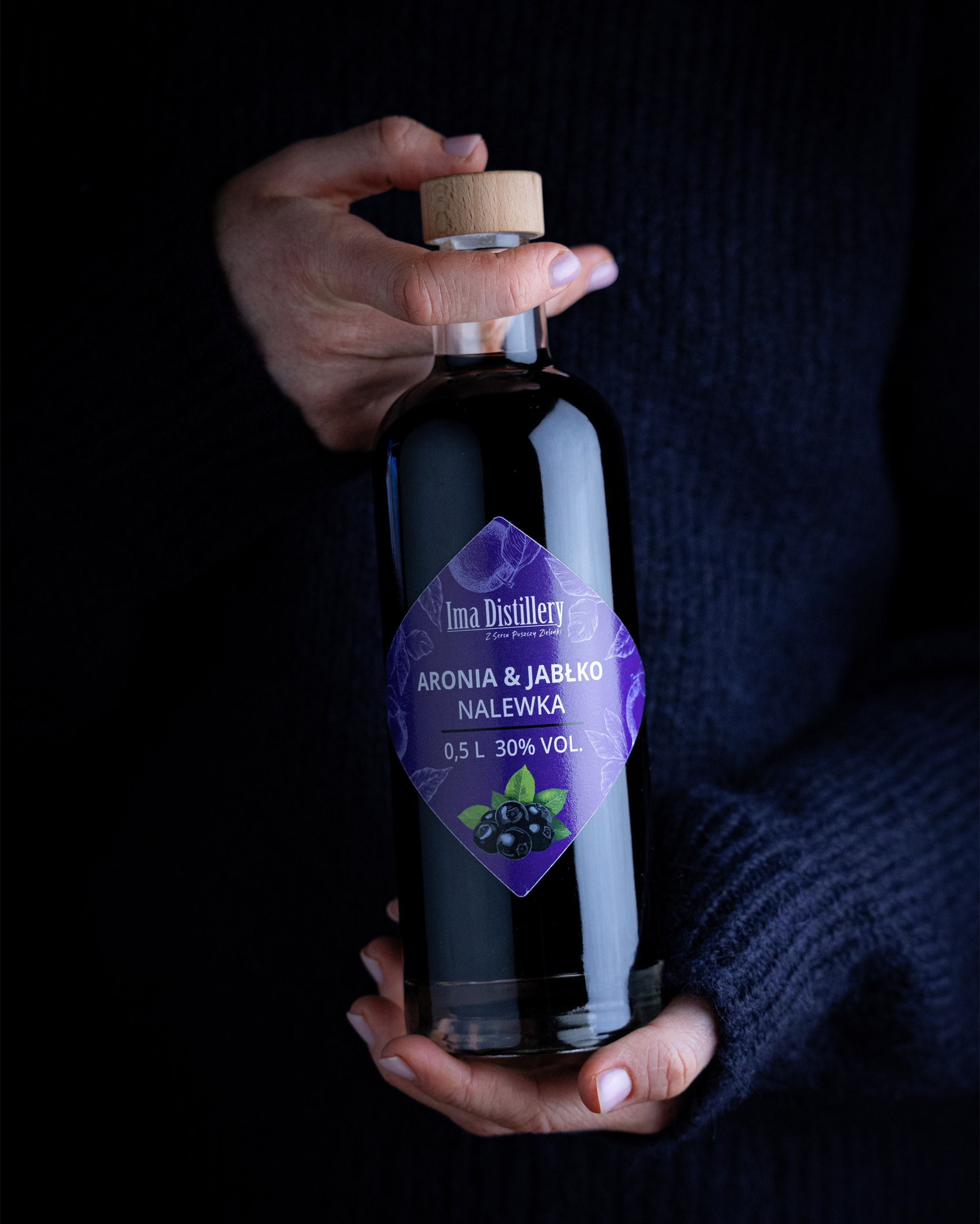 wódka kukurydziana, zdjęcie studyjne