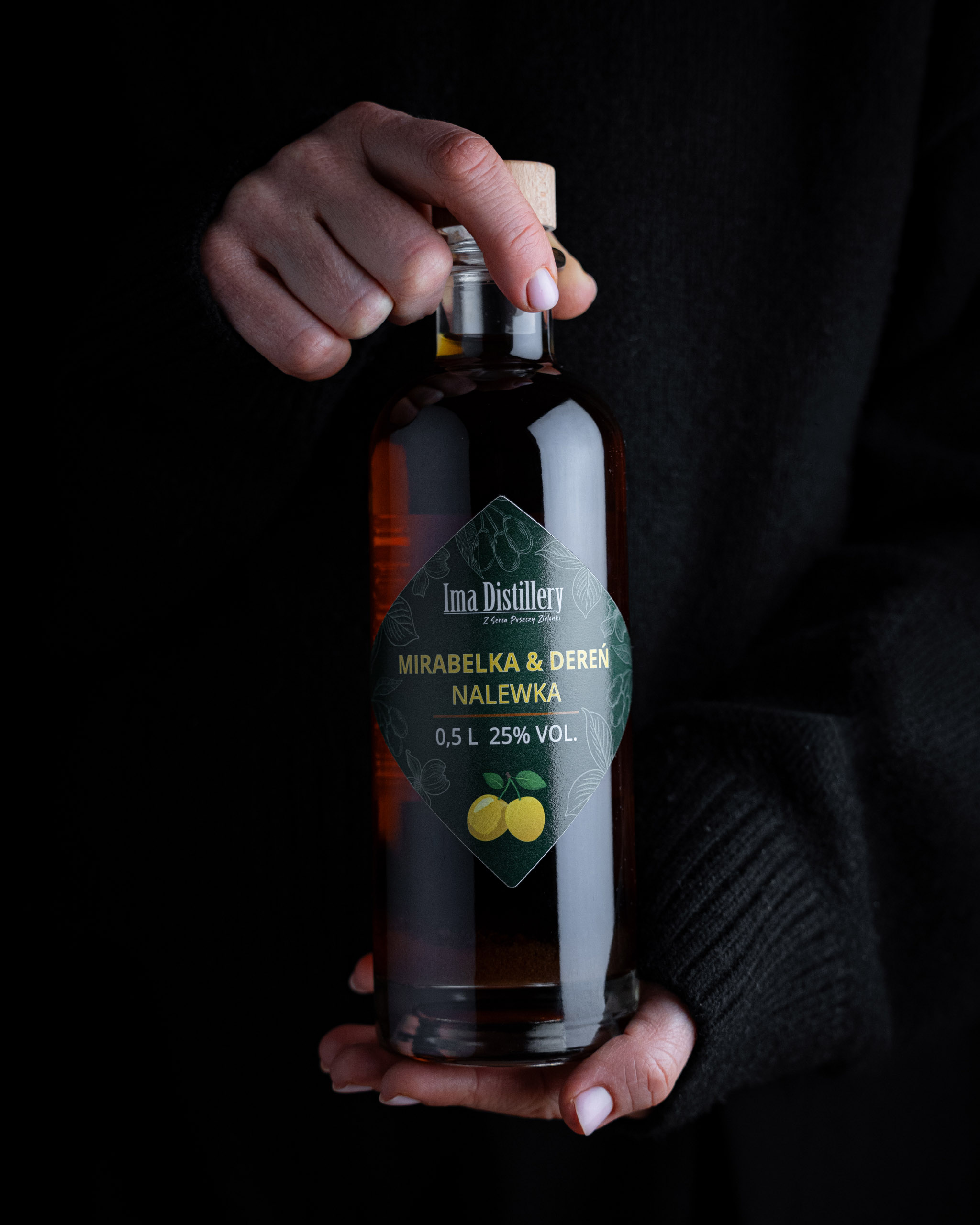 wódka kukurydziana, zdjęcie studyjne